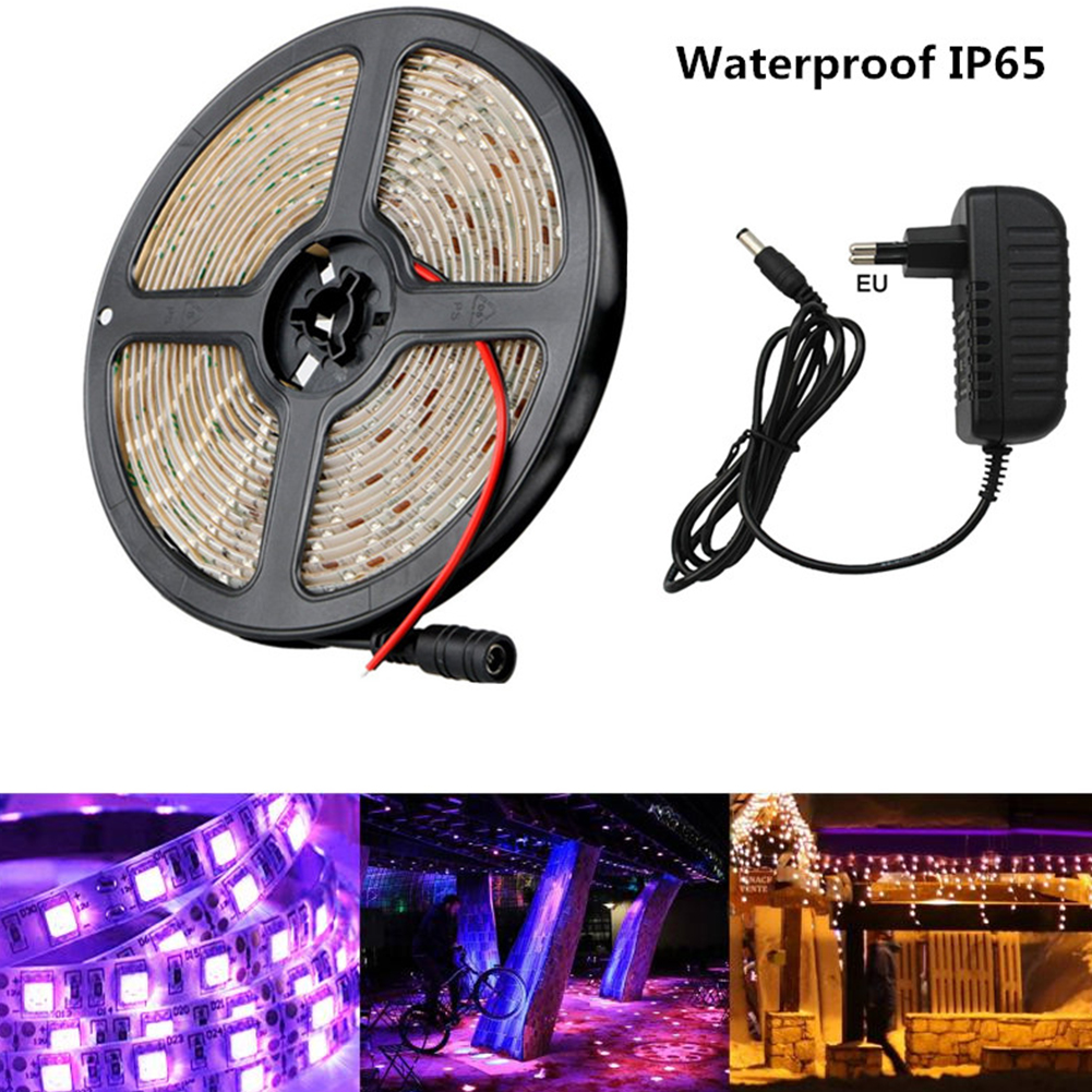 Image of 12V 5M 300LEDs UV Strip Light - Premium Quality & Best Deals-2
