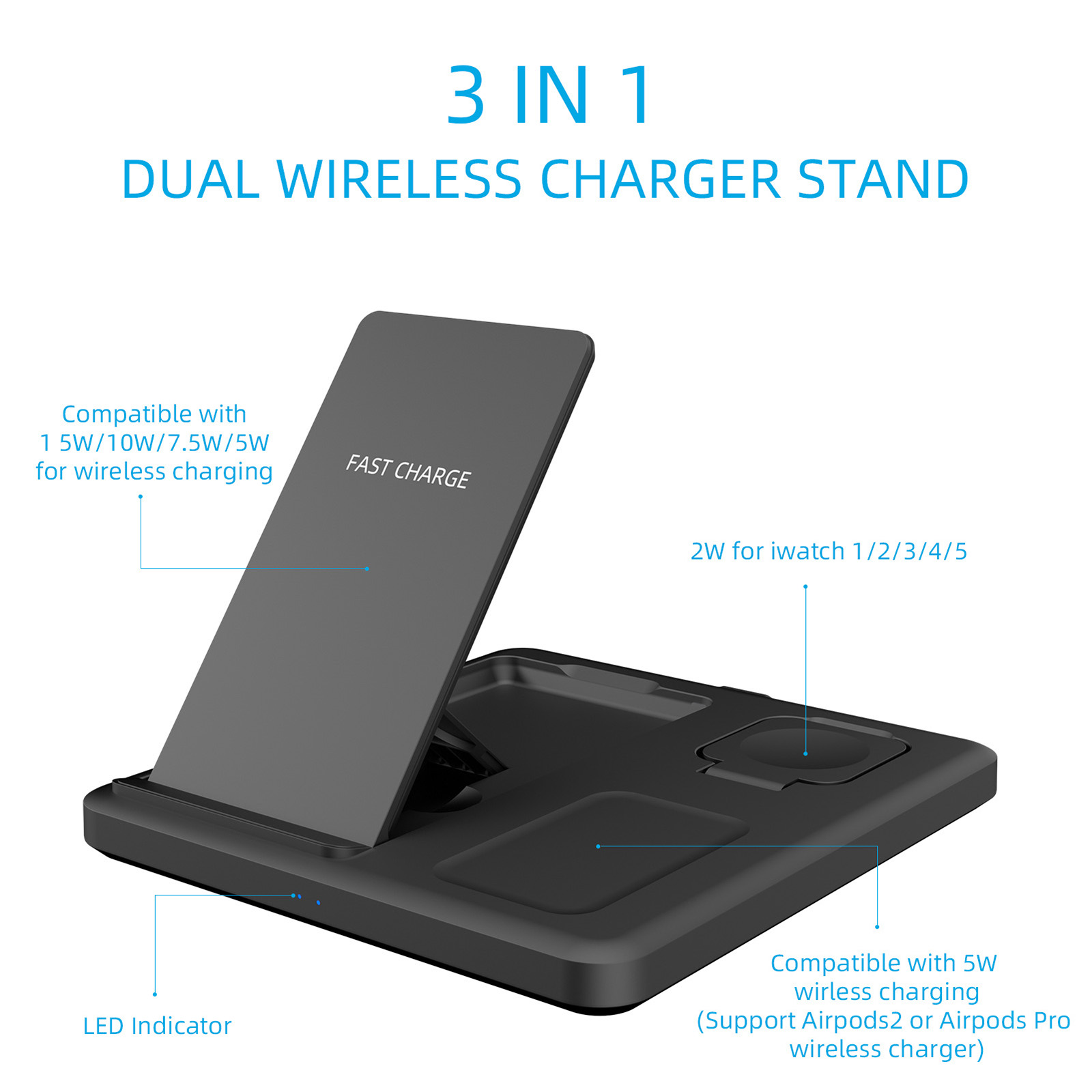 Image of 15w Fast Wireless Charger - Premium Quality & Best Deals-2