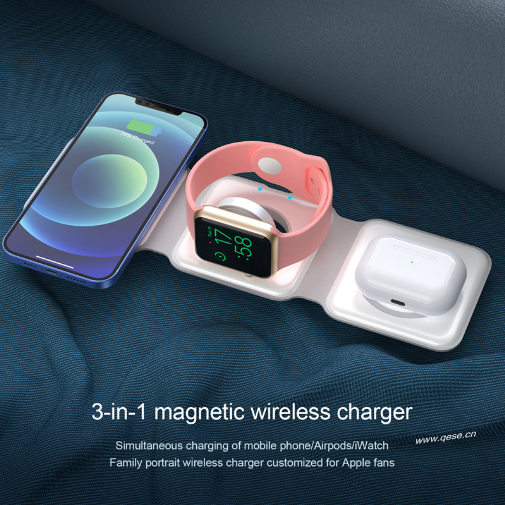Image of 3-in-1 Wireless Charger - Premium Quality & Best Deals-2