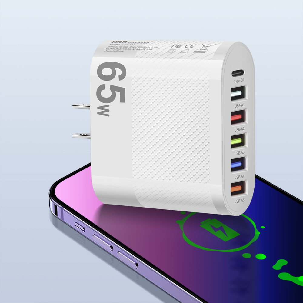 Image of 65W USB Wall Charger Block PD - Premium Quality & Best Deals-2