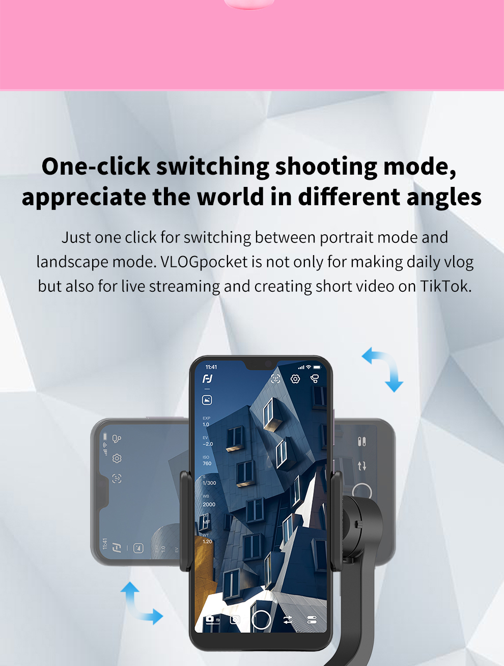 Image of Handheld Vlog Phone Holder - Premium Quality & Best Deals-2