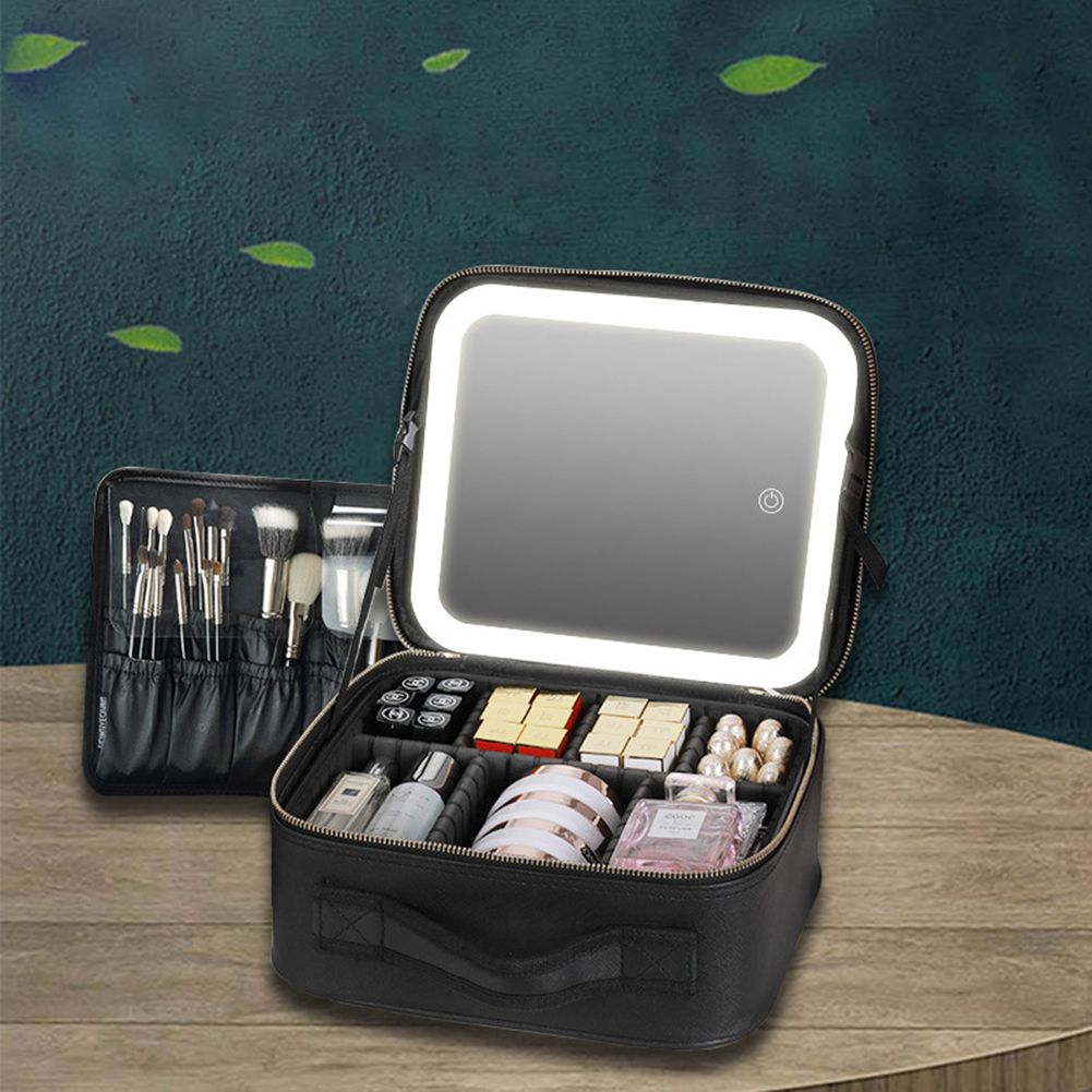 Image of Portable Makeup Bag with Led - Premium Quality & Best Deals-2